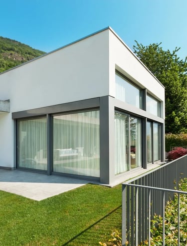 Pose d'une baie vitrée aluminium à Aubagne