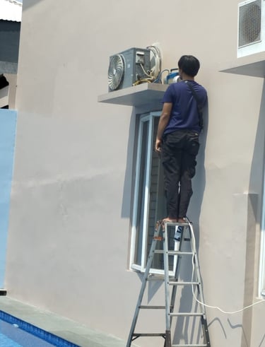 jasa service AC dan pasang AC panggilan yang berfokus melayani wilayah Dramaga dan Ciomas Bogor