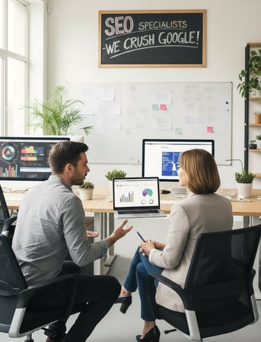 seo bureau den bosch in gesprek met klant