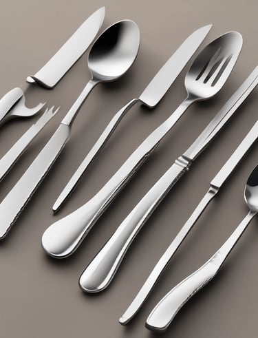 Close-up of high-grade stainless steel, copper, and brass materials stacked neatly.