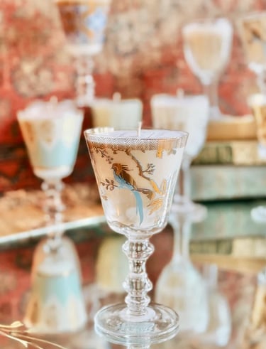 French songbird candle