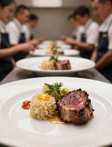 High-resolution shot of a beautifully plated meal made from Ultra Provisions ingredients.