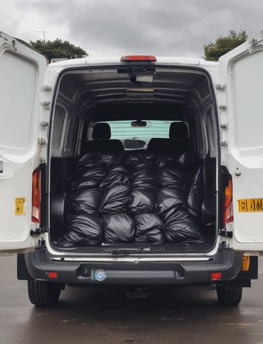 A respectful handshake between the Foxhound team member and a customer during a house clearance.