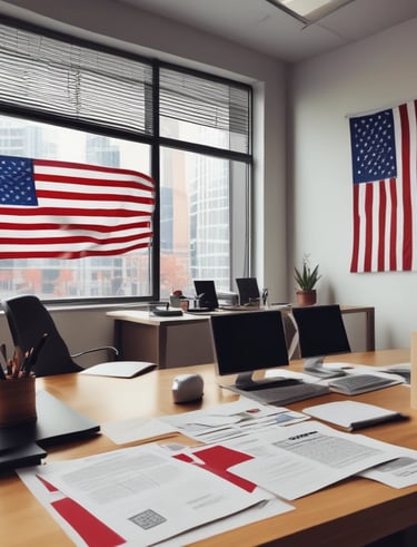 Close-up of hands signing business contracts with a pen on a clean desk.
