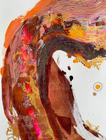 Abstract tree painting