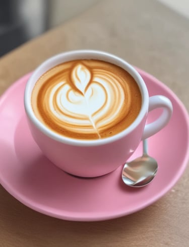 Smiling team members sharing ideas around a table with coffee cups.
