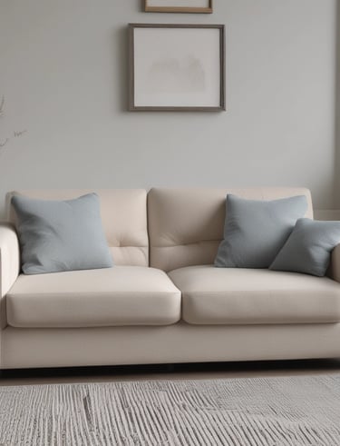 A sparkling clean rug laid out in a bright, modern home.