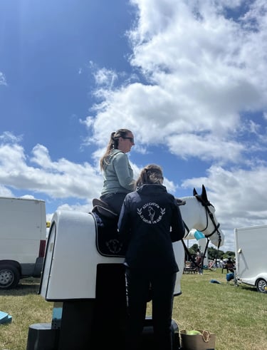 Séance simulateur équestre français en concours