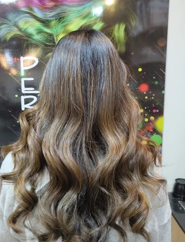 Hair coloring and highlights Chamrajpet salon