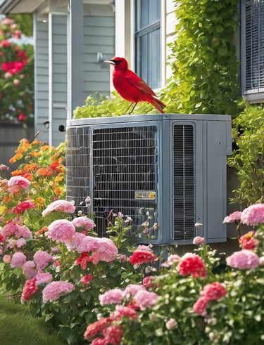 gray air condenser beside gray closed door