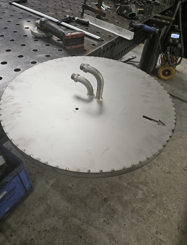 stainless steel tig welding, montage