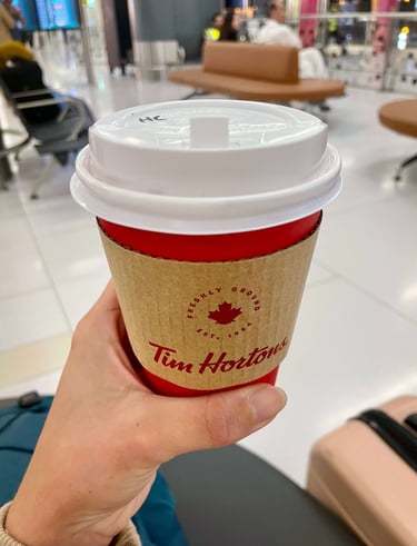 Tim Hortons en el aeropuerto de Riad