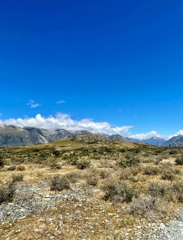 Mount Sunday en Ashburton Lakes