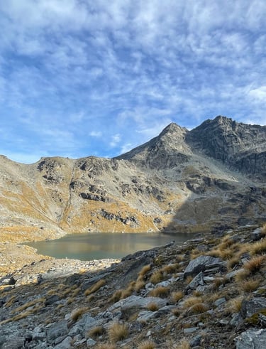 Trekking a Lake Alta