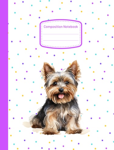 Yorkie Cover Purple