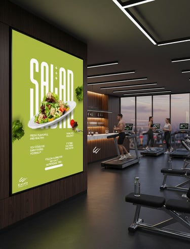  Interactive LED kiosk display solution retail hospitality Qatar best digital marketing agency qatar