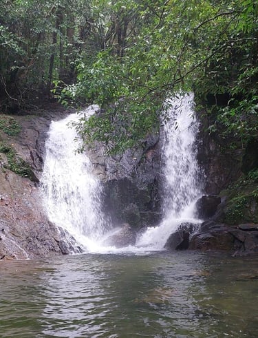 thailand khao lak ton chong fa waterfall lam ru