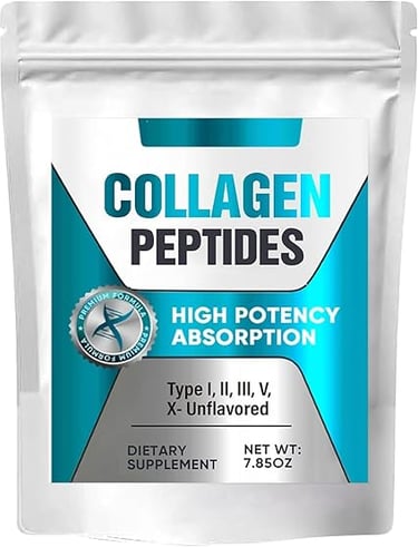 Sachet de collagène riche en Peptides