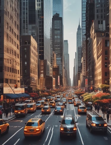 A row of air conditioning units is installed on the rooftop of a building. A person, wearing a hat, is working on one of the units. The building has several ventilators and metal ducts extending from it. The sky is clear and blue.