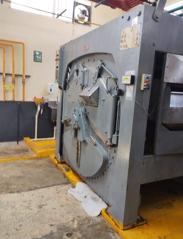 cualquier lavadora en funcionamiento