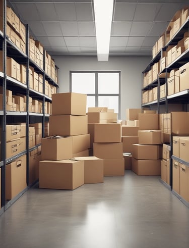 Workers wrapping fragile items with bubble wrap to ensure safe transport.