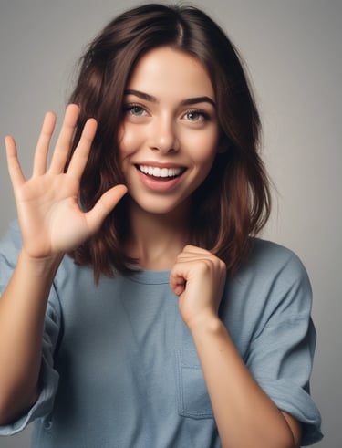 Happy user posting an ad on Digital India Classified from a modern laptop.