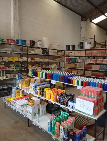 QuimicaTyS, sucursal de Rodriguez, varios productos de limpieza y artículos de limpieza de fabrica