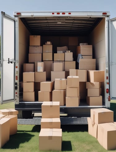 A freight train is moving along a railway track set against a lush, green landscape with dense forested hills. The train consists of various tank and cargo containers, some labeled with logos and text like 'Hamburg Sud'. Overhead, a partially cloudy sky adds depth to the scene.