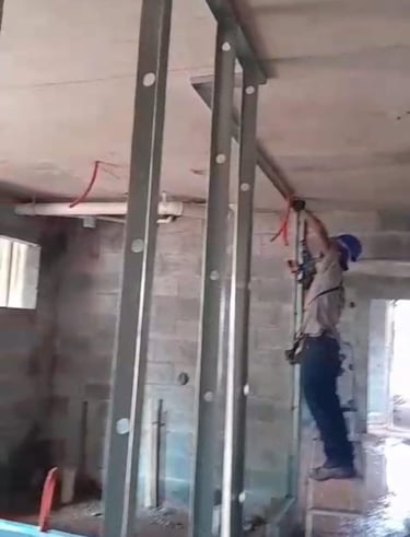 Instalação de divisórias Drywall