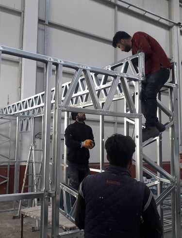Azyapı Prefabrik, Prefabrik Ev, Prefabrik Ofis, Prefabrik Fabrika Kurulumu