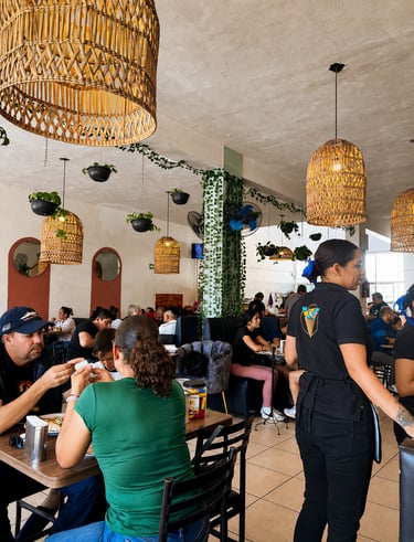 Galería del Chilaquil, ambiente familiar y tranquilo