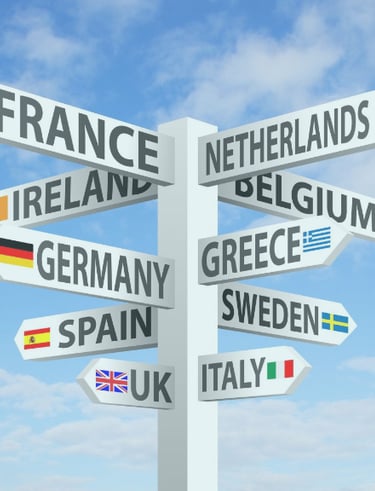 SWB Global Academy Nurturing Curious Minds Individualized Learning | Country Road Sign Graphic