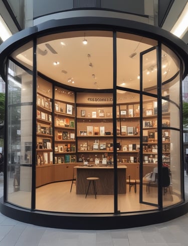 a pop up store in gangnam, seoul for a hot new product