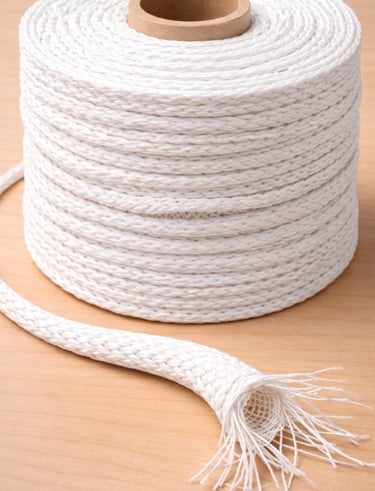 Hollow Braided Paper Rope roll