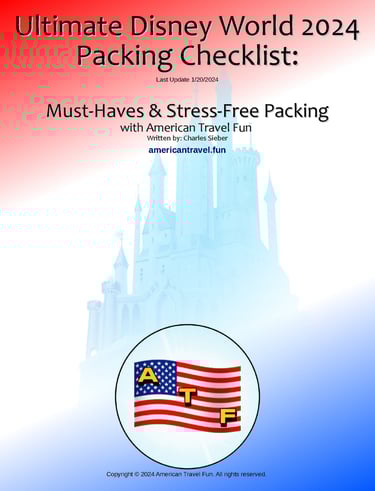 cover to the Ultimate Disney World 2024 Pack Checklist
