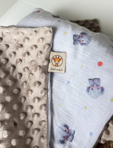 rudas su drambliukais pledukas