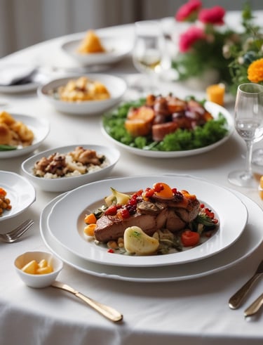 A warm cup of tea beside an open notebook filled with handwritten recipes.