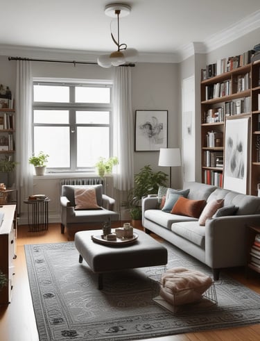 A newly built backyard ADU with modern design and greenery around.