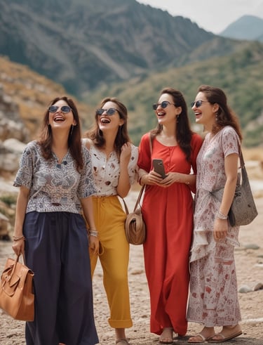 Close-up of hands comparing products side-by-side on a tablet with Smart Bazzar’s comparison tables.