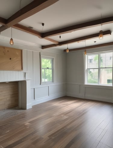 Close-up of premium bathroom fixtures being fitted with precise care.