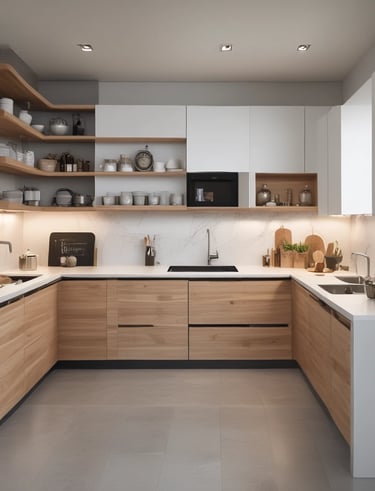 Bright and inviting dining area decorated with elegant, affordable decor pieces.