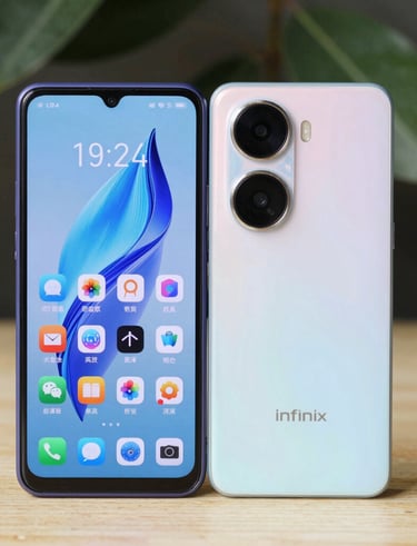 A neat infographic showing user feedback statistics about Infinix phones.