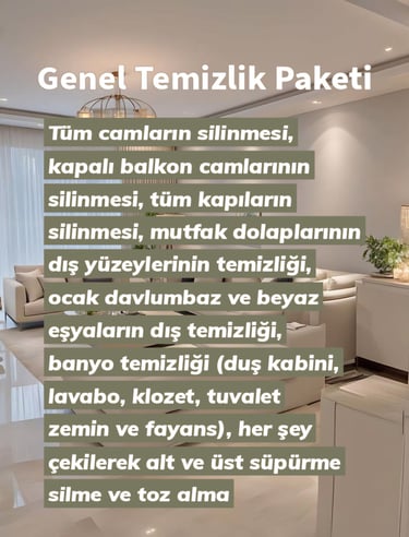 Genel Temizlik Paketi