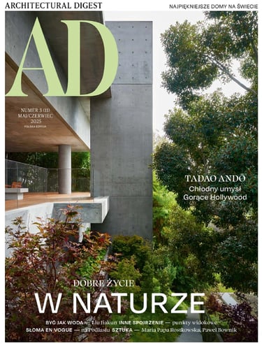 Couverture magazine AD Polska Juin 2025