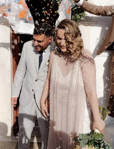 Bohemian Wedding in Ios Greece