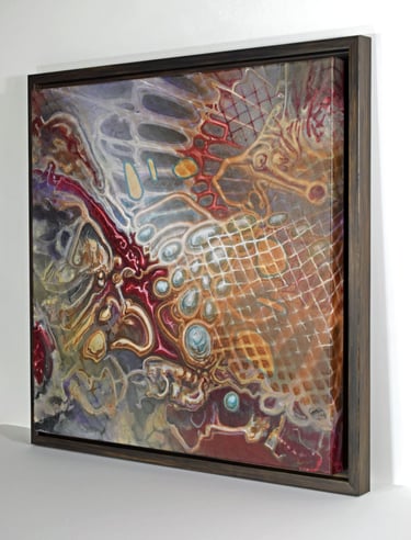 Framed original art by Eric Stiles.