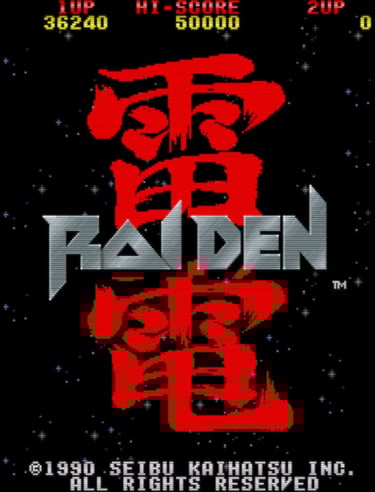 Raiden - Title Screen