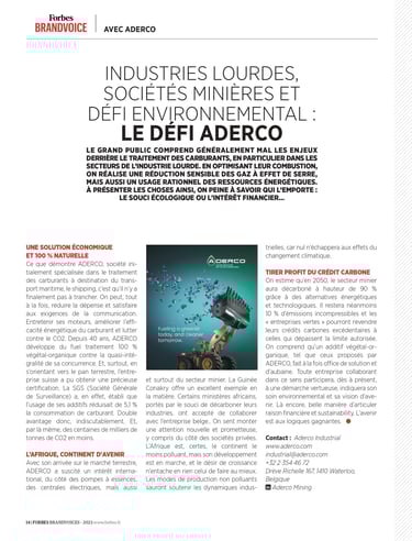 article dans Forbes