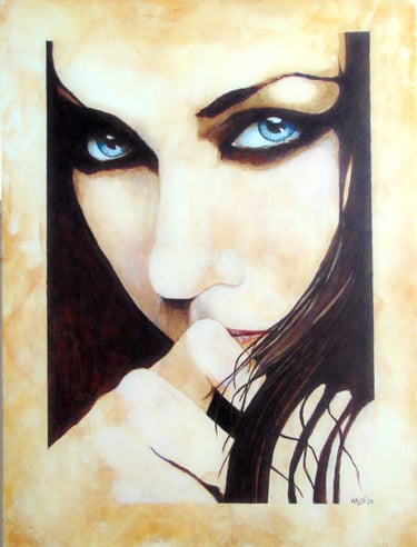 Portrait of rock Icon Amy Lee