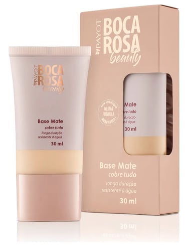 Base Líquida Payot Boca Rosa Beauty Mate 30ml Alta Cobertura